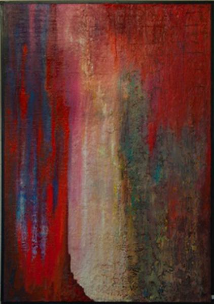 Waterval - 102 x 144 - olieverf